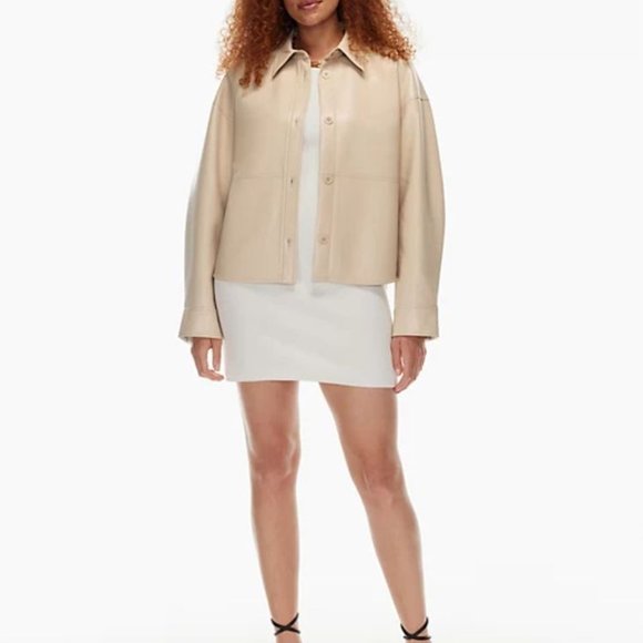 NWOT Aritzia Pelli Hip Shirt Jacket - Picture 3 of 3